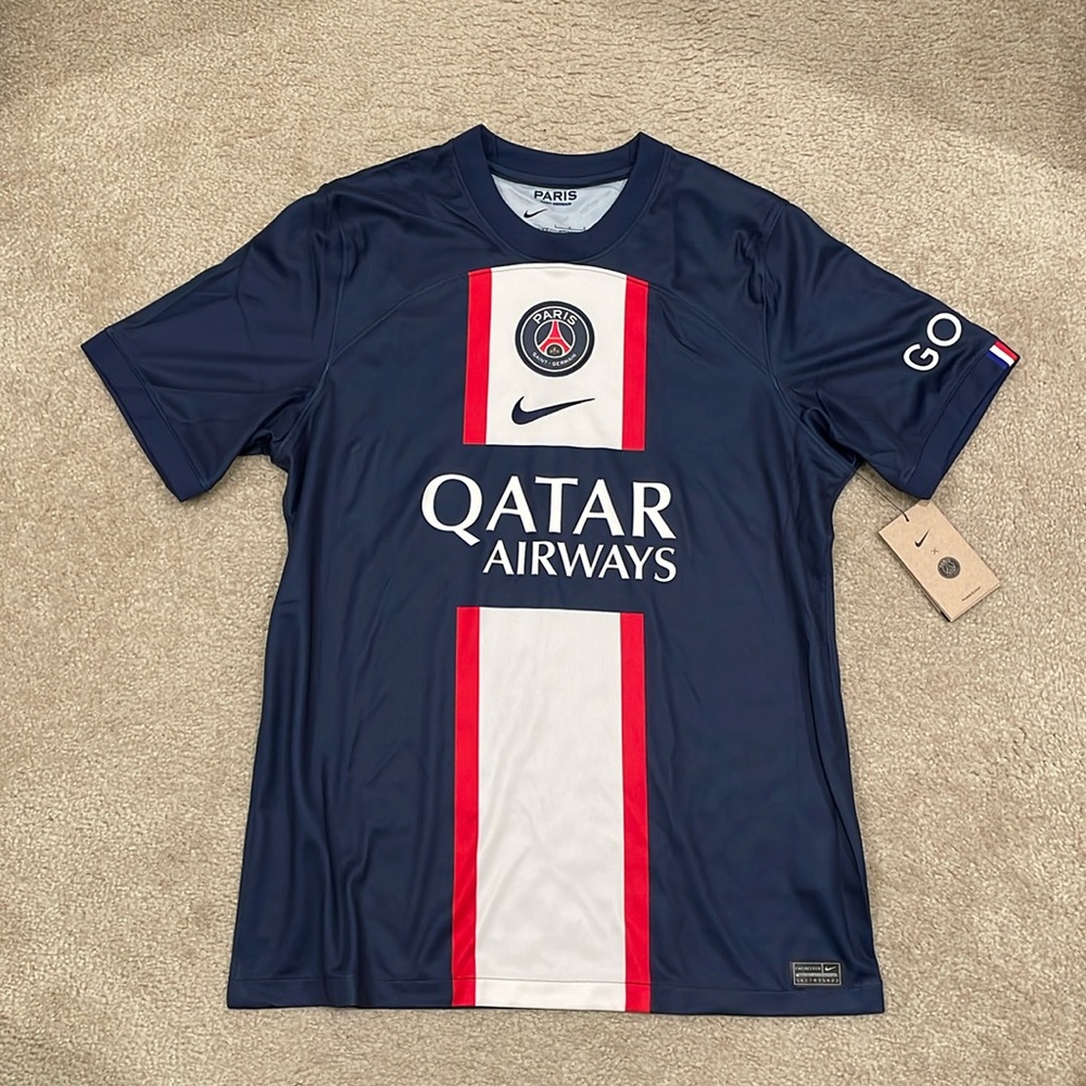 Paris Saint-Germain Nike 2022/23 Home Blank Jersey men size L NWT